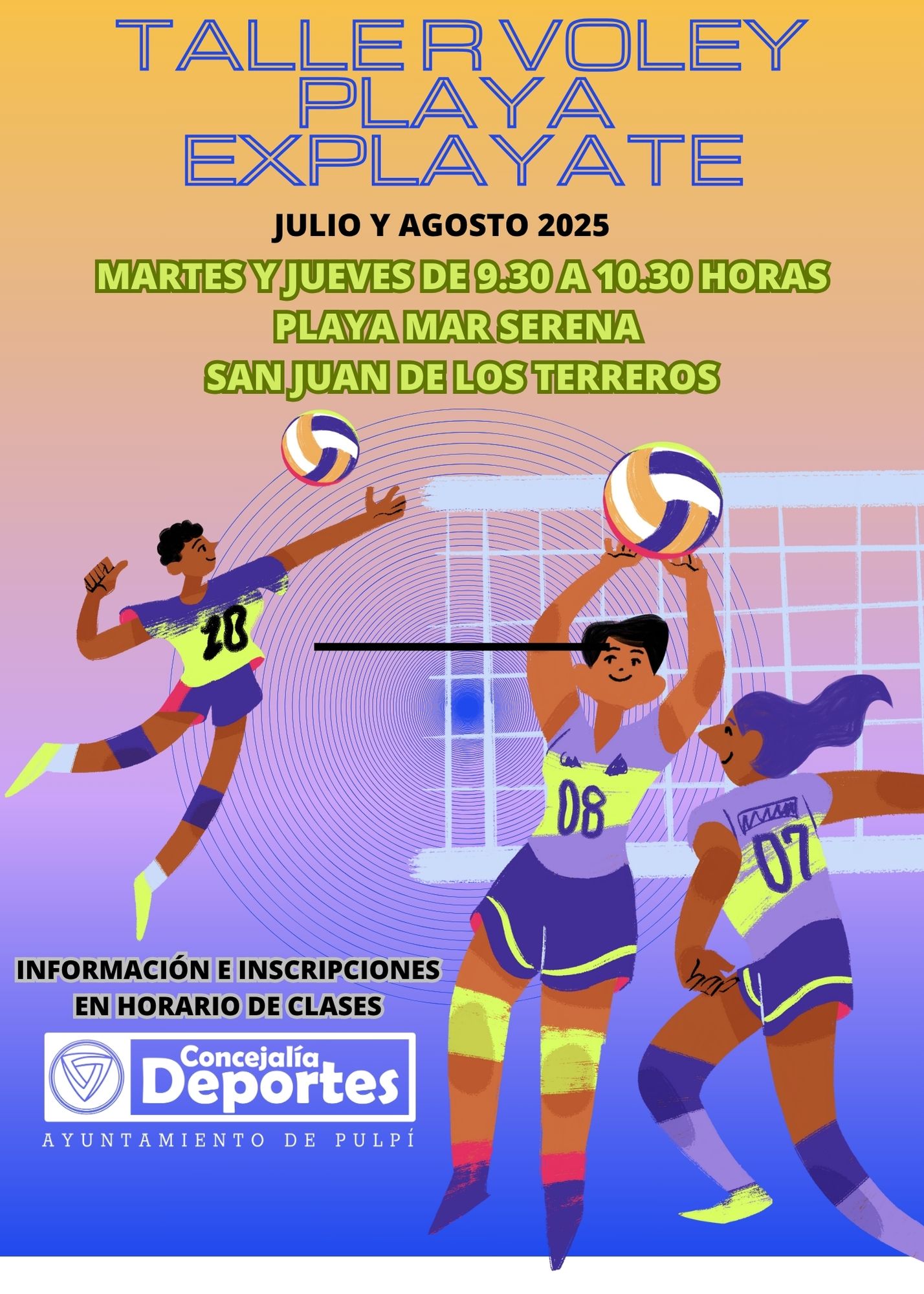 TALLER DE VOLEY PLAYA EXPLAYATE 2025